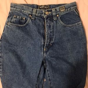Vintage 80’s VERSACE highwaisted Jeans👖PRICE FIRM